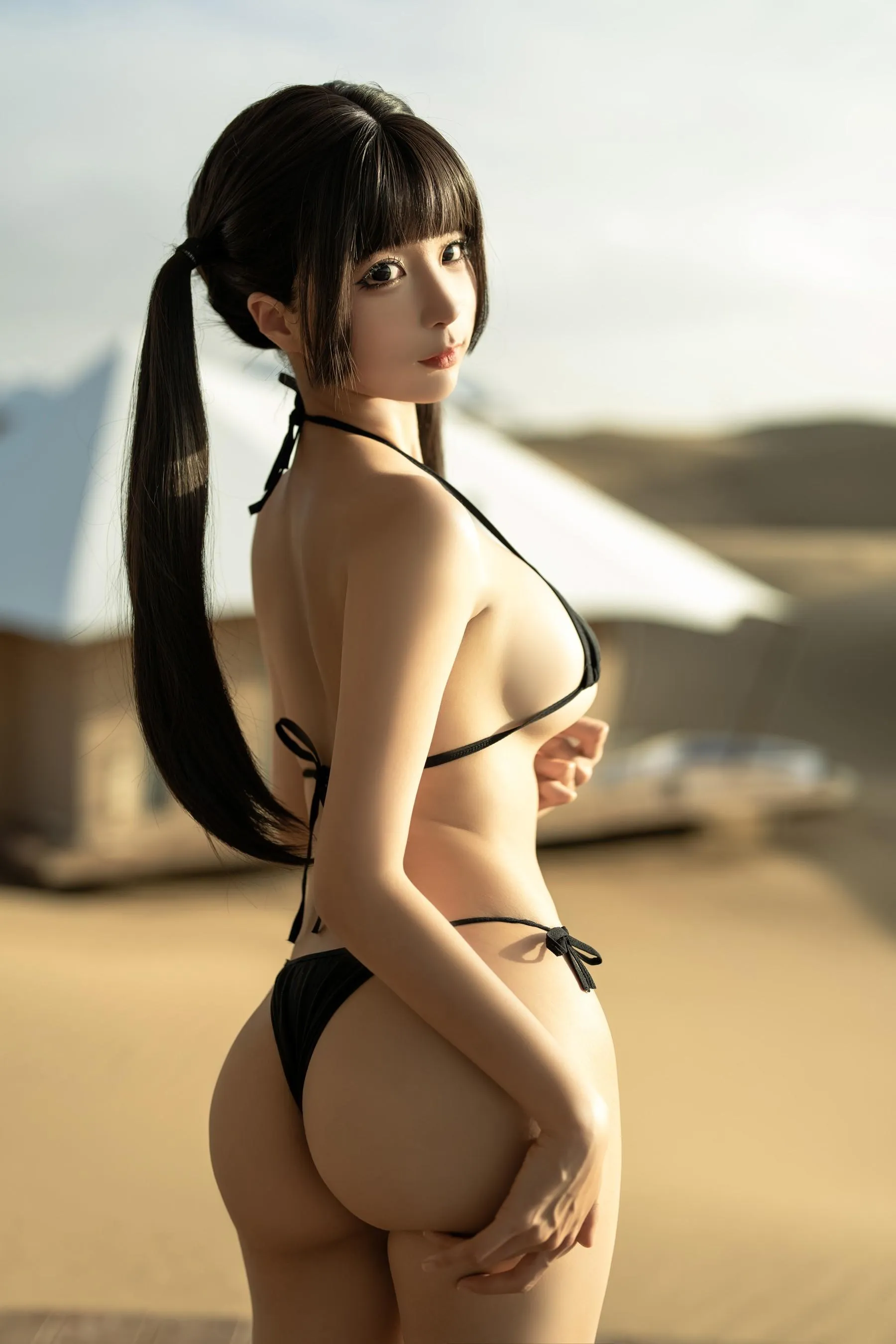 蠢沫沫 – NO.242 沙漠比基尼 [14P]插图6